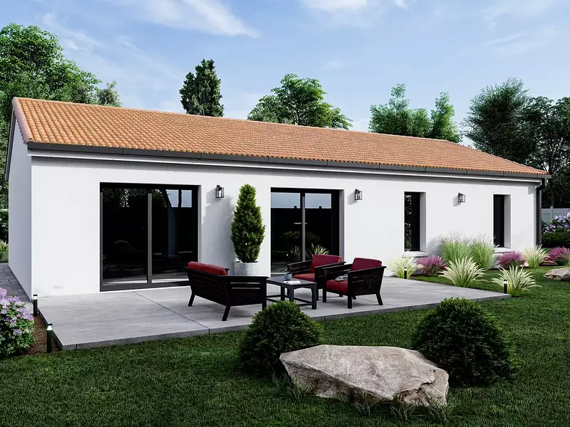 Maison neuve, 102 m² - Saint-Rémy-en-Rollat (03110)