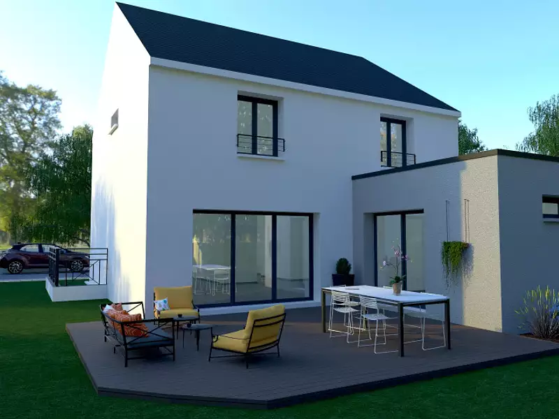 Maison neuve, 140 m² - Flexanville (78910)