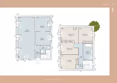 Maison neuve, 76 m²