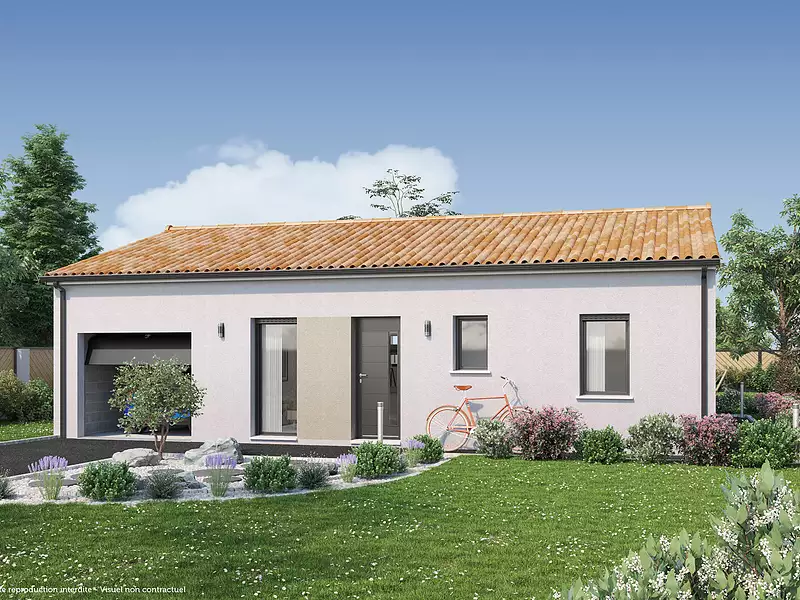 Maison neuve, 75 m² - Maransin (33230)