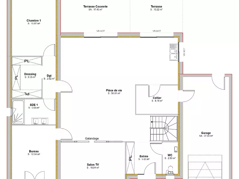 Maison neuve, 186 m² - Léguevin (31490)