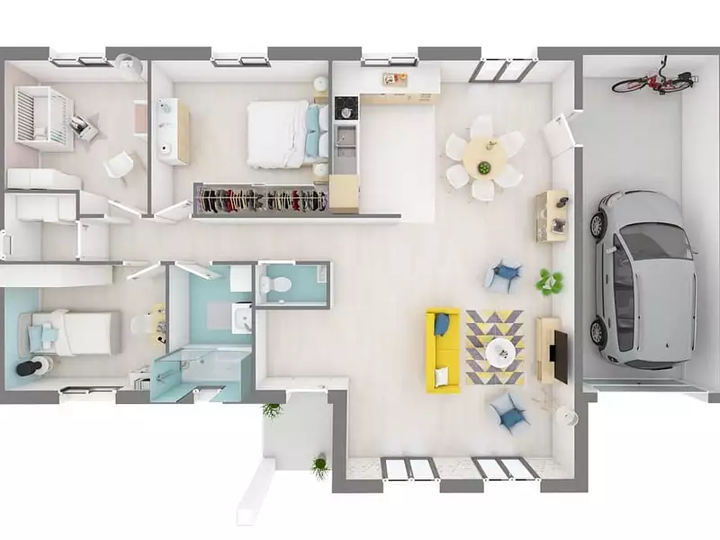 Maison neuve, 108 m² - Brie (16590)