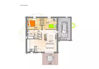Maison neuve, 60 m²