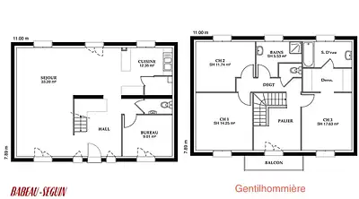 Maison neuve, 117 m²