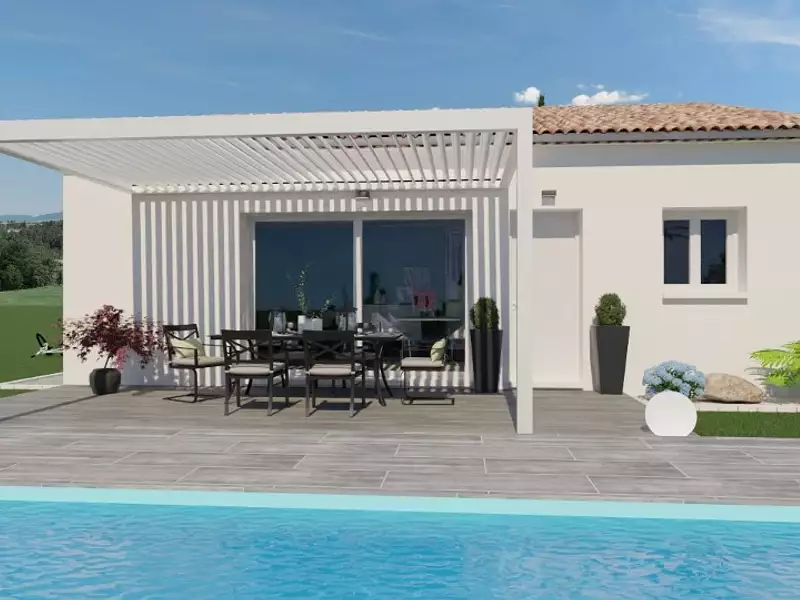 Maison neuve, 90 m² - Saint-Maurice-sur-Eygues (26110)