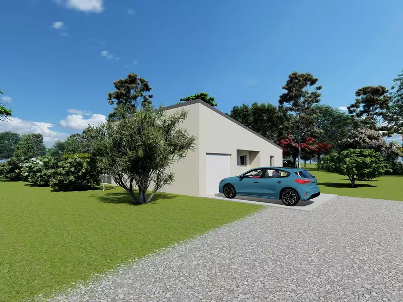 Maison neuve, 55 m² - Monterfil (35160)