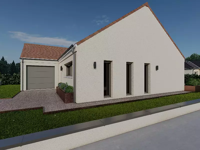 Maison neuve, 90 m² - Ménestreau-en-Villette (45240)