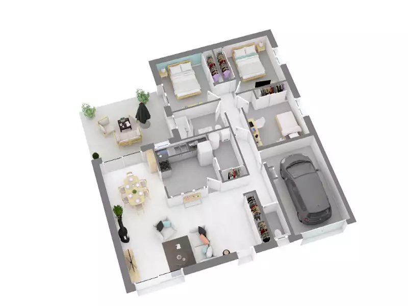 Maison neuve, 90 m² - Pierrefeu-du-Var (83390)