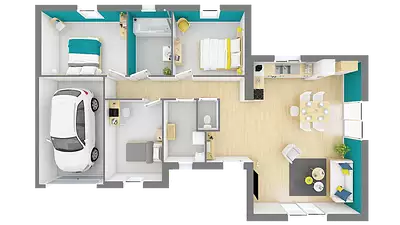 Maison neuve, 93 m²