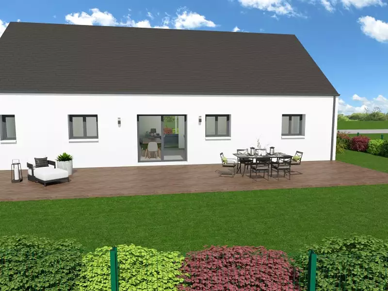 Maison neuve, 115 m² - Saint-Martin-le-Beau (37270)
