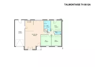 Maison neuve, 100 m²