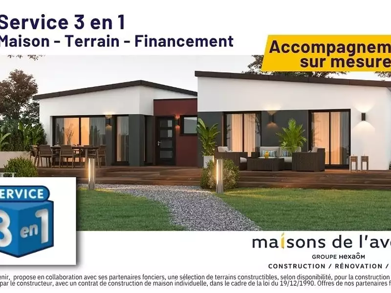 Maison neuve, 92 m² - Yffiniac (22120)