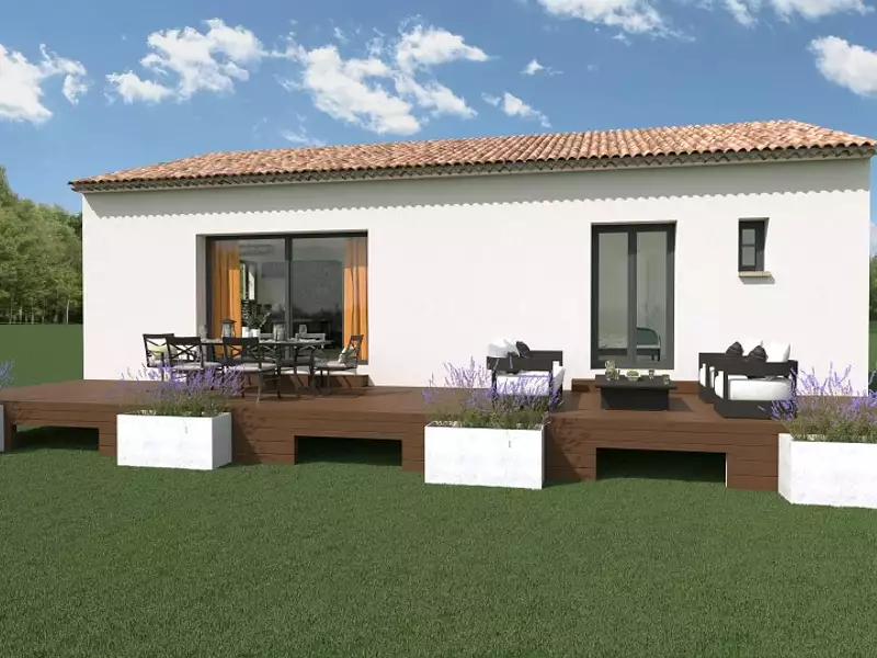 Maison neuve, 87 m² - Trans-en-Provence (83720)