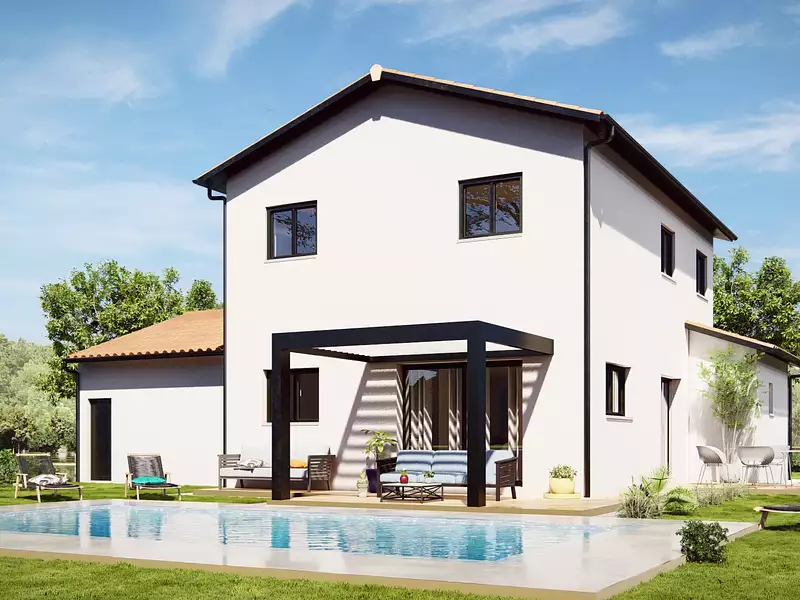 Maison neuve, 90 m² - Saint-Savin (38300)