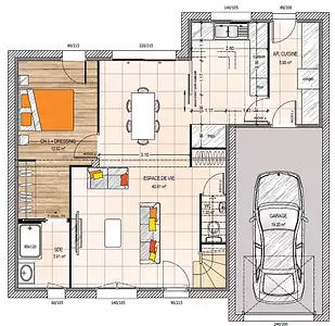 Maison neuve, 110 m²