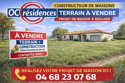 Terrain à bâtir, 2 280 m²