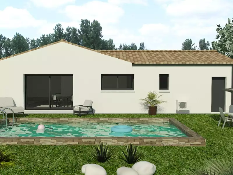 Maison neuve, 90 m² - Saint-Georges-de-Didonne (17110)