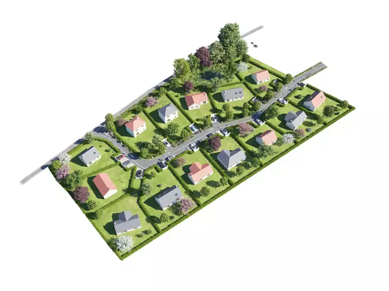 Maison neuve, 85 m² - Le Bocasse (76690)
