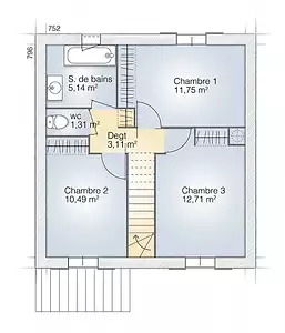 Maison neuve, 83 m²
