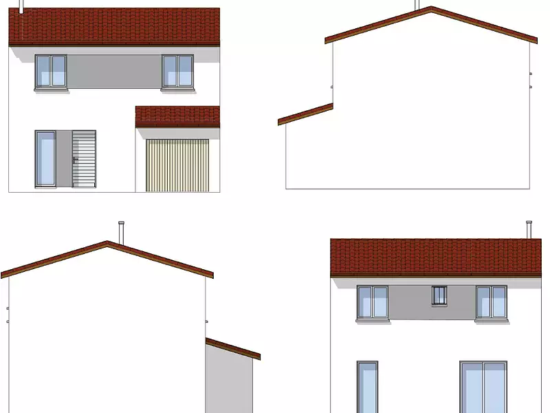 Maison neuve, 85 m² - Fareins (01480)