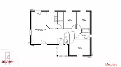 Maison neuve, 88 m²