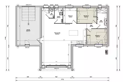 Maison neuve, 98 m²