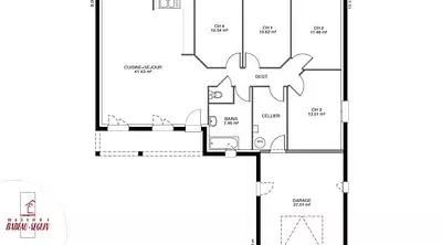 Maison neuve, 80 m²