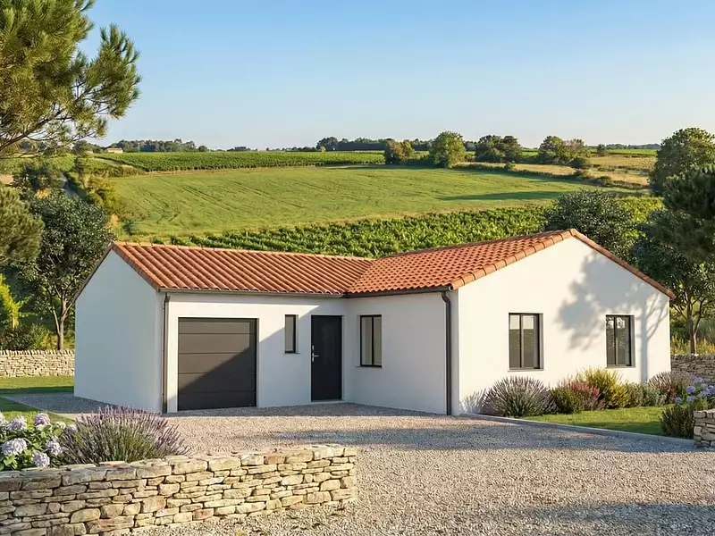 Maison neuve, 100 m² - Villedoux (17230)