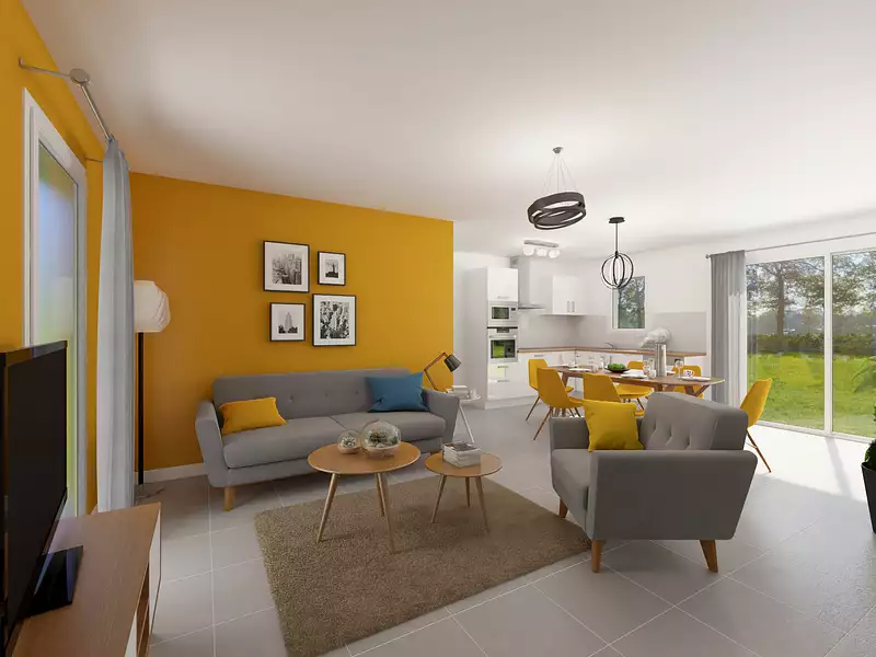 Maison neuve, 77 m² - Maransin (33230)