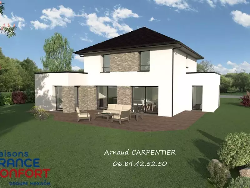 Maison neuve, 150 m² - Avesnes-le-Comte (62810)