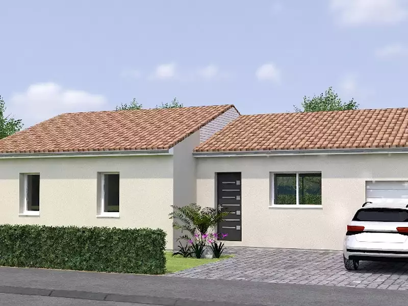 Maison neuve, 100 m² - Saint-Laurent-des-Autels (49270)