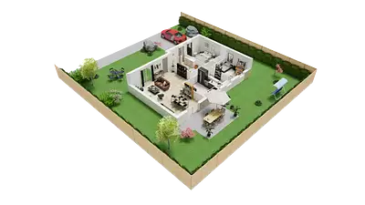 Maison neuve, 89,64 m²