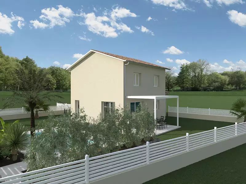Maison neuve, 95 m² - Lancié (69220)