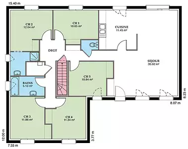 Maison neuve, 101 m²