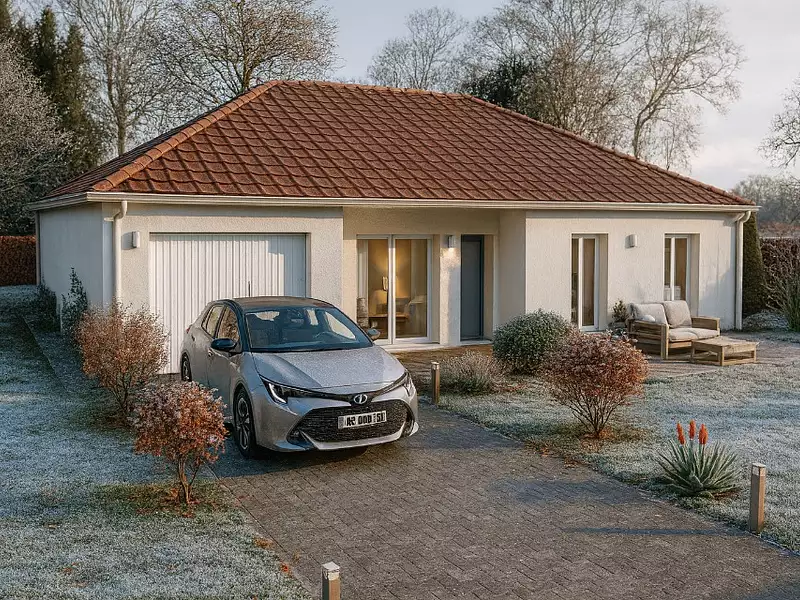 Maison neuve, 90 m² - Le Subdray (18570)