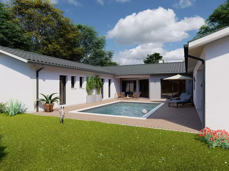 Maison neuve, 135 m² - Montussan (33450)