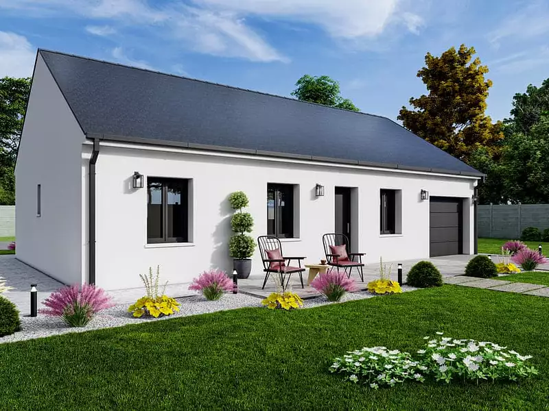 Maison neuve, 68 m² - Vivoin (72170)