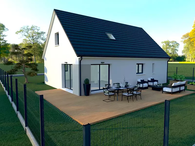 Maison neuve, 102,37 m² - Pont-l'Evêque (14130)