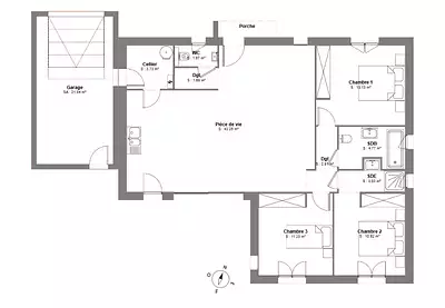 Maison neuve, 96 m²