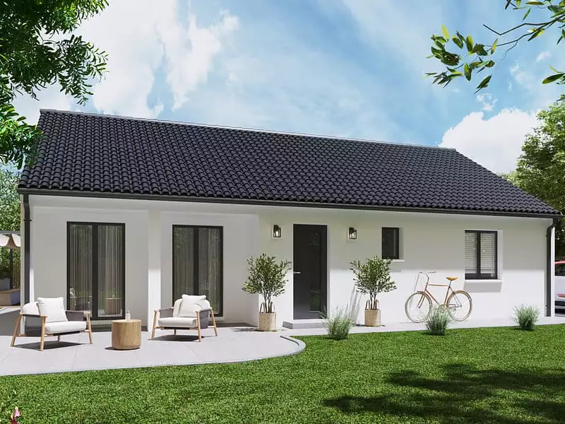 Maison neuve, 89 m² - Moulins-sur-Yèvre (18390)