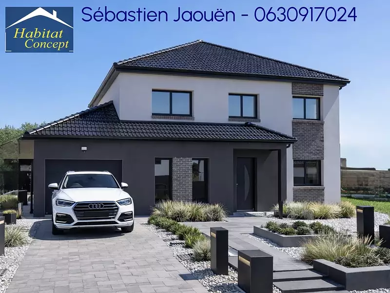 Maison neuve, 112,86 m² - Bertry (59980)