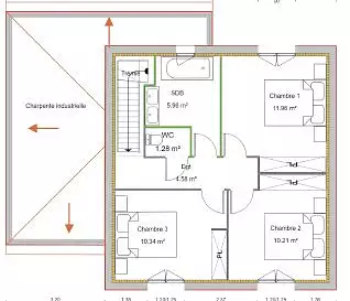 Maison neuve, 90 m²