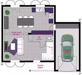 Maison neuve, 79 m²