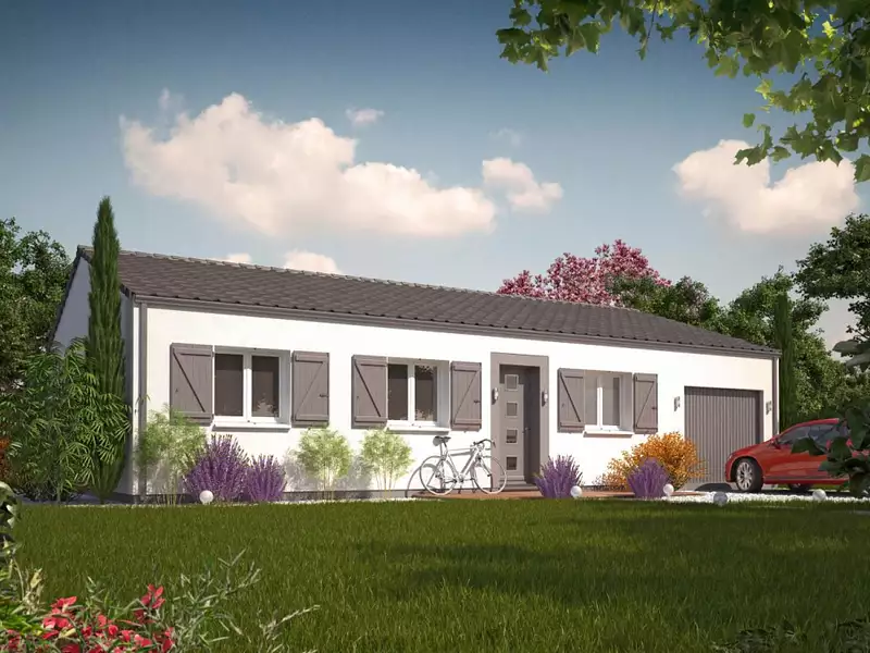 Maison neuve, 90 m² - Jonzac (17500)