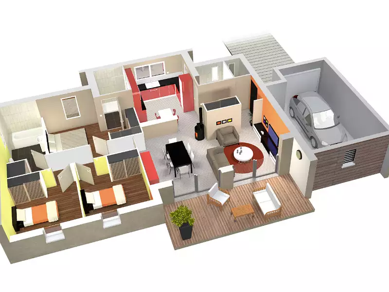 Maison neuve, 100 m² - Lannemezan (65300)