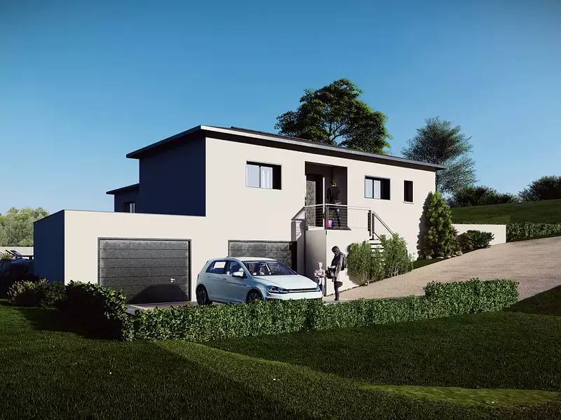 Maison neuve, 105 m² - Maubec (38300)