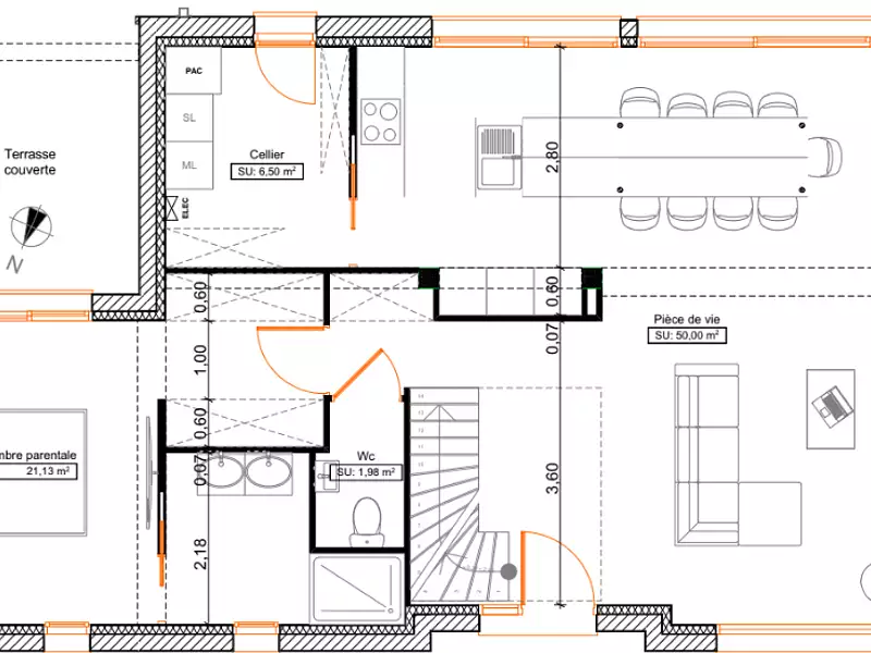 Maison neuve, 137 m² - Gif-sur-Yvette (91190)