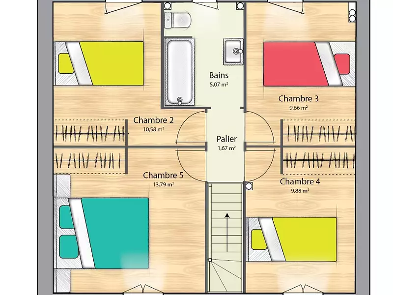 Maison neuve, 102 m² - Savigny-le-Temple (77176)