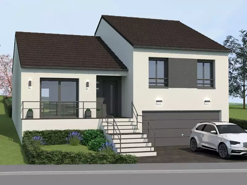 Maison neuve, 110 m² - Waldwisse (57480)