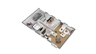 Maison neuve, 72,75 m²